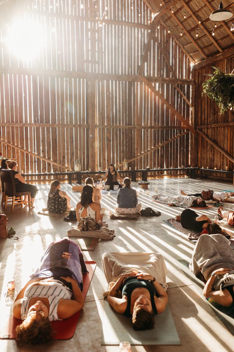 Yoga, bar, bartending, drinks, rustic barn, Derek Botchford, Andrea Soto, Smithers, North, British Columbia, Frontier Experience, events, retreats, Canada Day, riverside